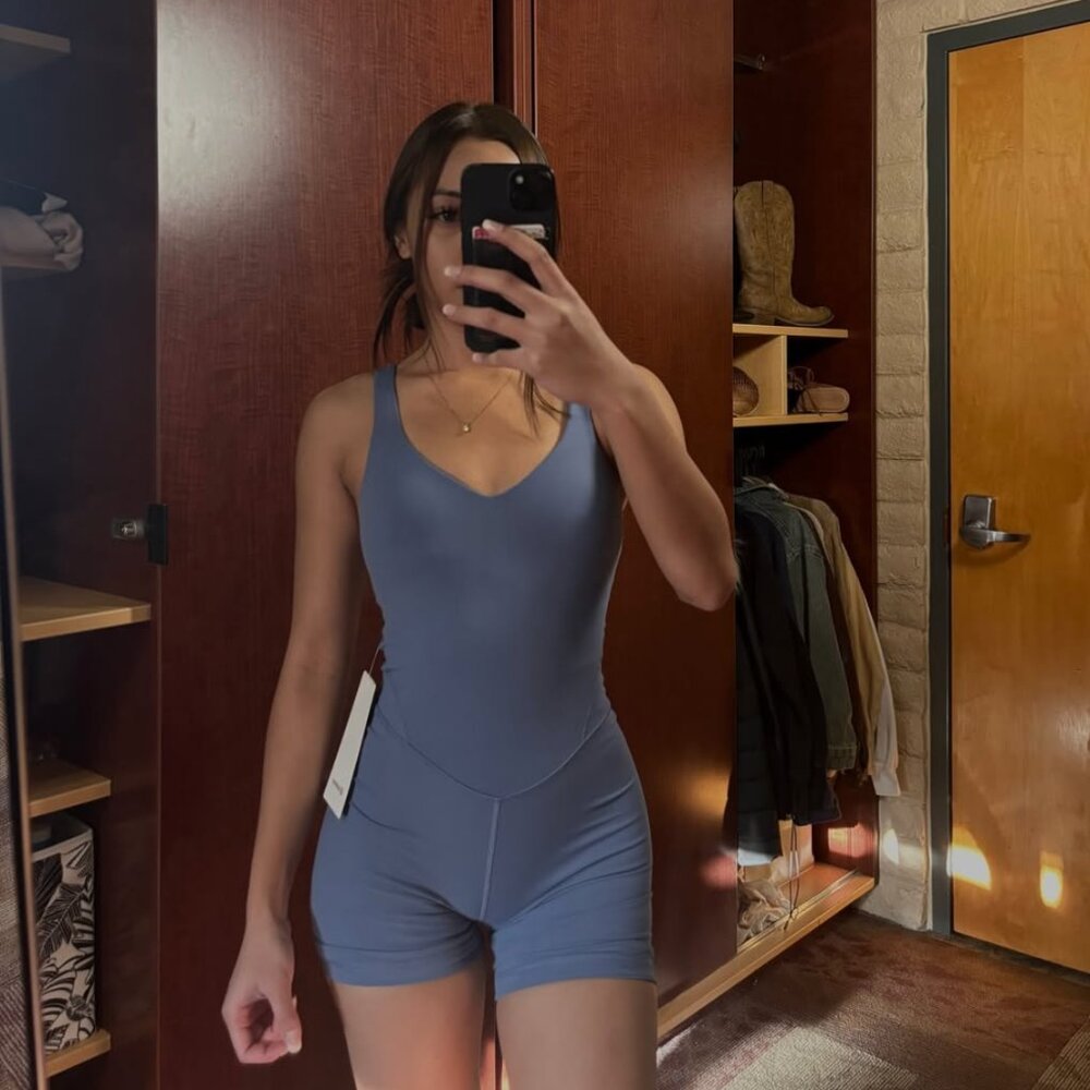 Lululemon Dusty Blue Bodysuit